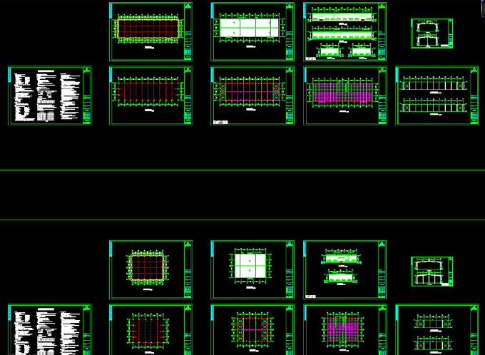海淀钢结构厂房图纸